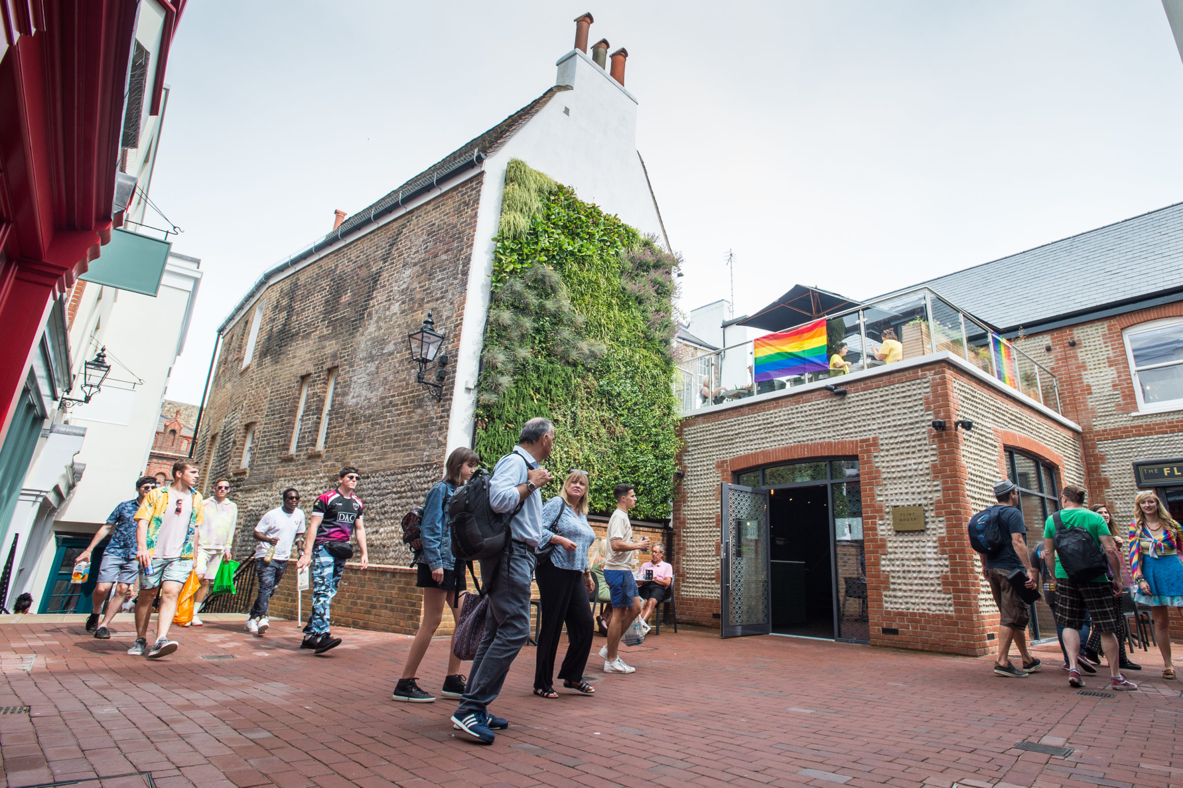 The new lane during brighton pride 2019