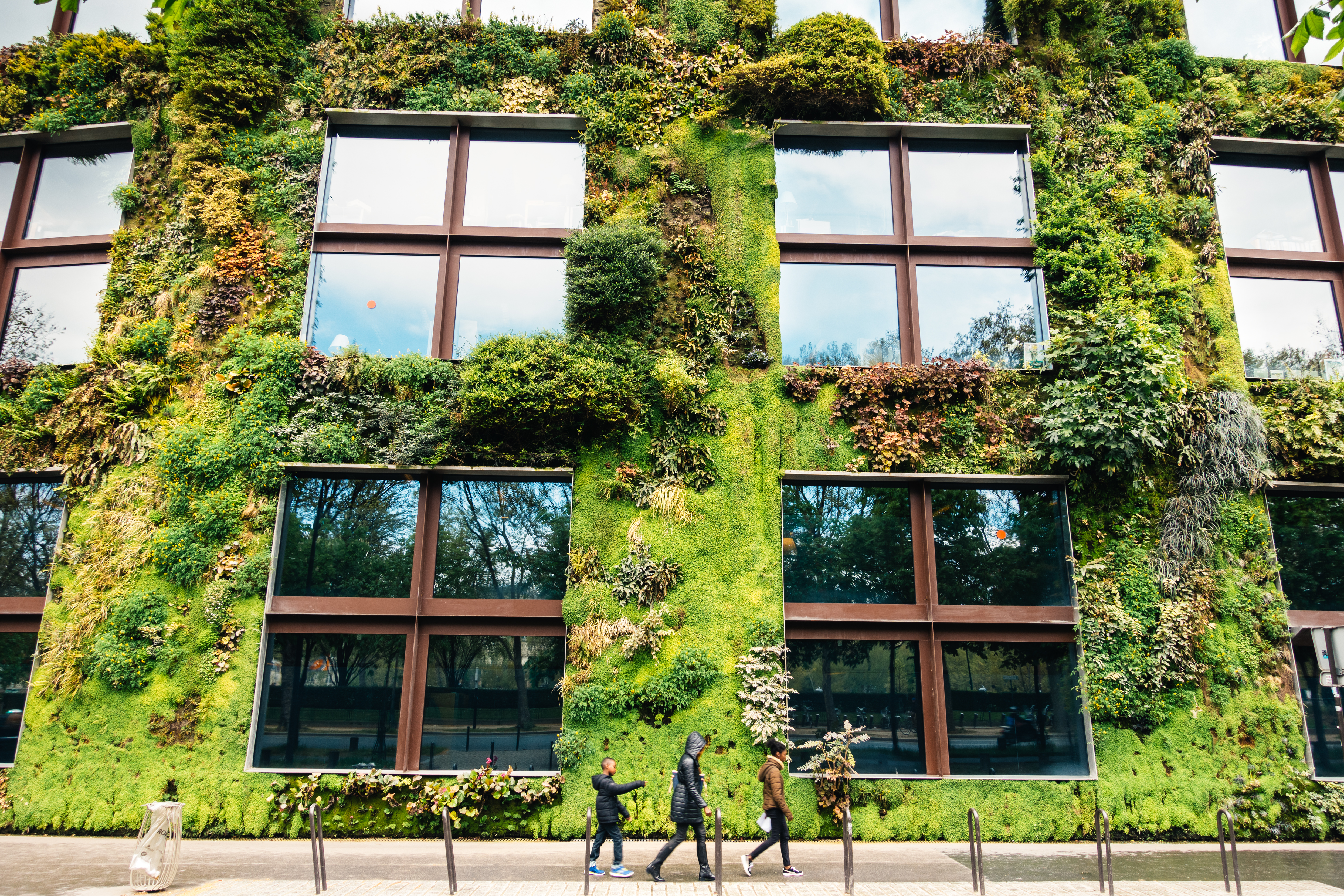Green building in paris