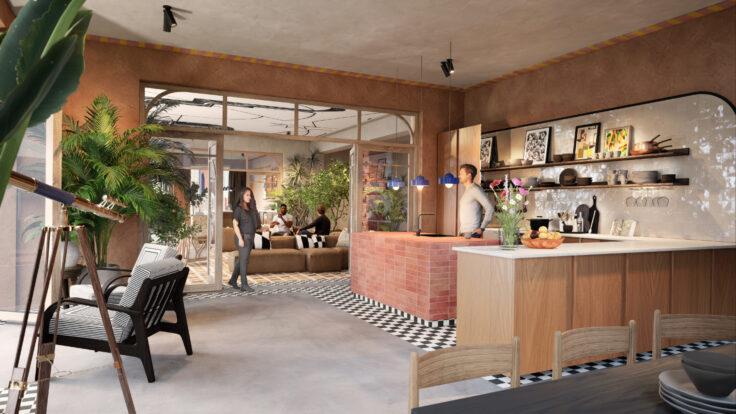 Escher gardens kitchen