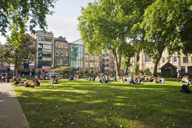 Hoxton square park, london